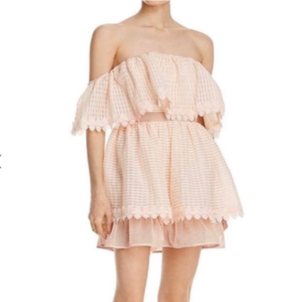 NWT La Maison Talulah Mini Ruffle Dress